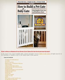 How to build a gate steps