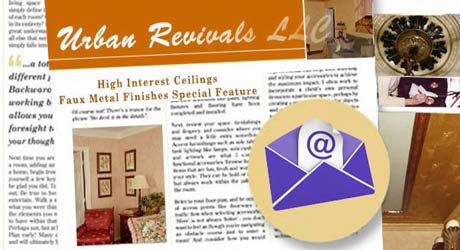 Sign up for the Urban Revivals Newsletter