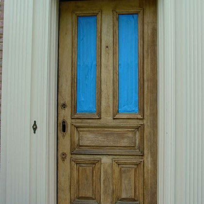 Entrance door restoration