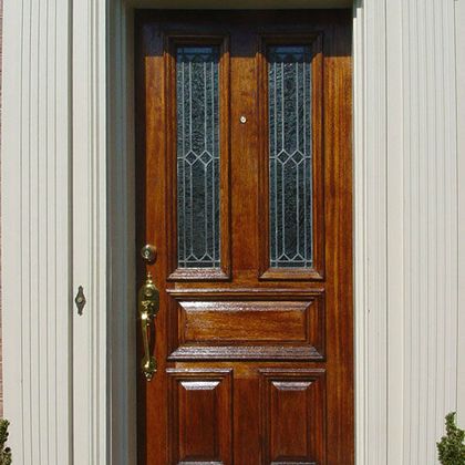 Renovated Entrance Oak Door