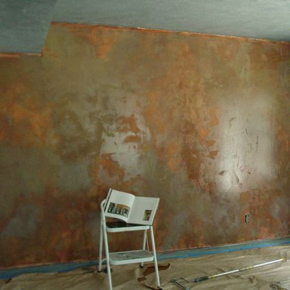 Venetian plaster wall