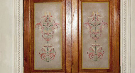 Stencilled Doors