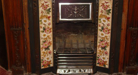 Rumford Firebox with Art Tiles
