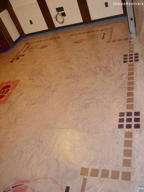 stencils for skimstone floor