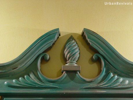 Verdigris Mirror Details